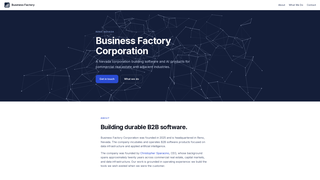 Screenshot of bizfactorynv.com