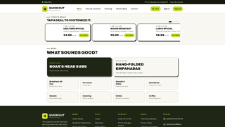 Screenshot of quickoutnj.com