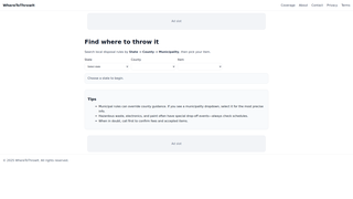 Thumbnail of wheretothrowit.com