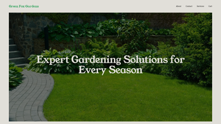 Thumbnail of greenfoxgardens.com