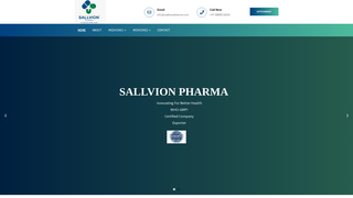 Thumbnail of sallvionpharma.com