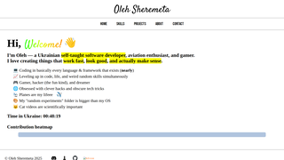 Thumbnail of olehsheremeta.com