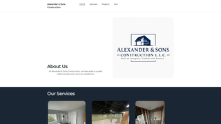 Thumbnail of alexanderandsonsconstruction.com