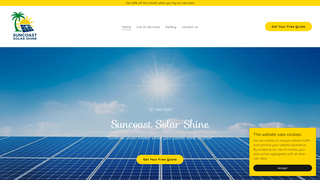 Thumbnail of suncoastsolarshine.com