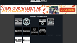 Thumbnail of jameswoodspiritwear.com