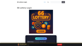 Thumbnail of 66lotteryloginin.com