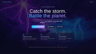 Screenshot of stormbeasts.com