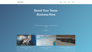 Screenshot of digitalqrew.com