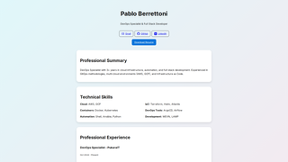 Thumbnail of pabloberrettoni.com