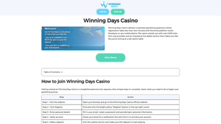 Thumbnail of winningdays-casinos.com