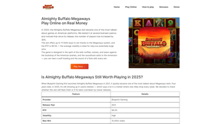Thumbnail of almightybuffalomegaways.com