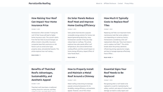 Thumbnail of roofingcontractorparrottsville.com