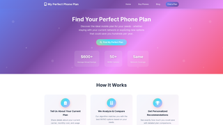 Thumbnail of myperfectphoneplan.com