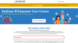 Thumbnail of myaadhaaruidaii.com