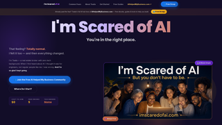 Screenshot of imscaredofai.com