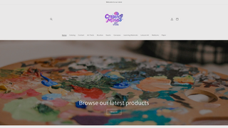 Thumbnail of creativemindsartstore.com