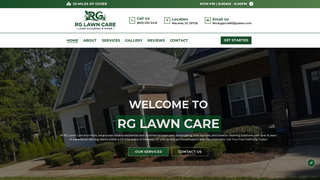 Screenshot of rglawncareandmore.com