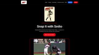 Screenshot of snapitwithsedio.com