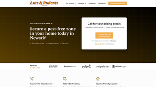 Thumbnail of rodentsantsnewark.com