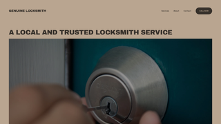 Thumbnail of genuinelocksmiths.com