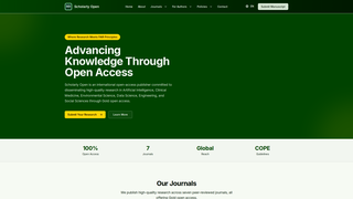 Screenshot of scholarlyopen.org