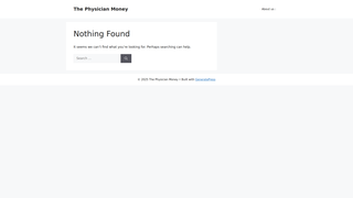 Thumbnail of thephysicianmoney.com