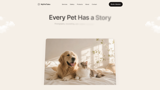 Screenshot of my-pet-tales.com