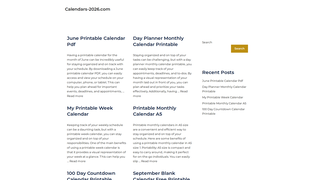 Thumbnail of calendars-2026.com