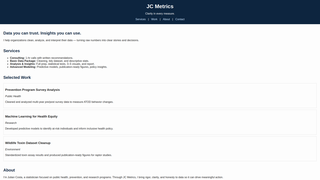 Thumbnail of jcmetrics.com