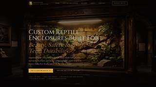 Screenshot of arterrariums.com