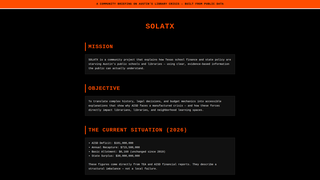 Screenshot of solatx.org