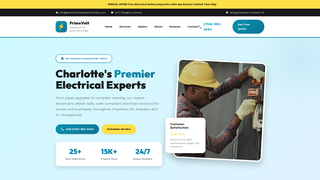 Thumbnail of primevoltcharlotteelectricians.com