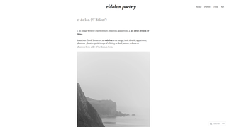 Thumbnail of eidolonpoetry.com
