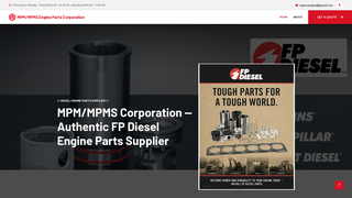 Screenshot of mpmsengineparts.com