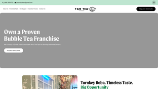 Thumbnail of taoteagardenfranchise.com