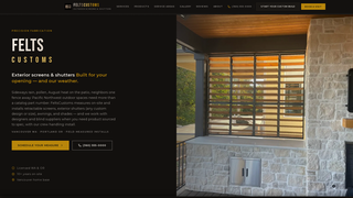 Screenshot of feltscustoms.com