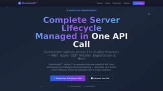 Thumbnail of provisionapi.com