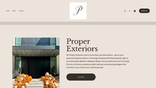 Thumbnail of proper-exteriors.com
