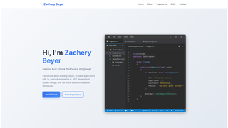 Thumbnail of zacherybeyer.com