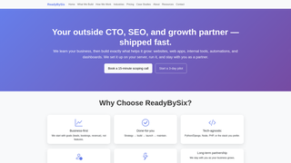 Thumbnail of readybysix.com