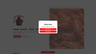 Thumbnail of captaintrainsseafood.com