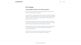 Thumbnail of sanjaybudhala.com