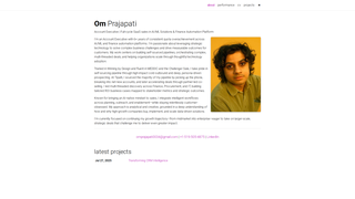 Thumbnail of omprajapati.com