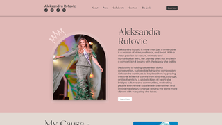 Thumbnail of aleksandrarutovic.com