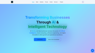 Screenshot of denviotech.com