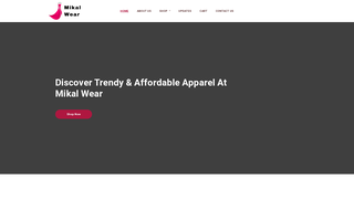 Thumbnail of mikalwear.com