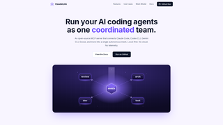 Screenshot of claudelink.ai