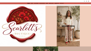 Screenshot of scarlettsboutiques.com