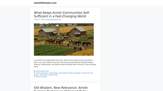 Thumbnail of amishlifestyle.com
