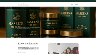 Thumbnail of haseenaherbals.com